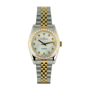 Дамски часовник Cortebert 8128-WGSGS-DIAMOND