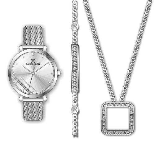 Комплект дамски часовник, гривна и колие DANIEL KLEIN DK.1.13172-1  