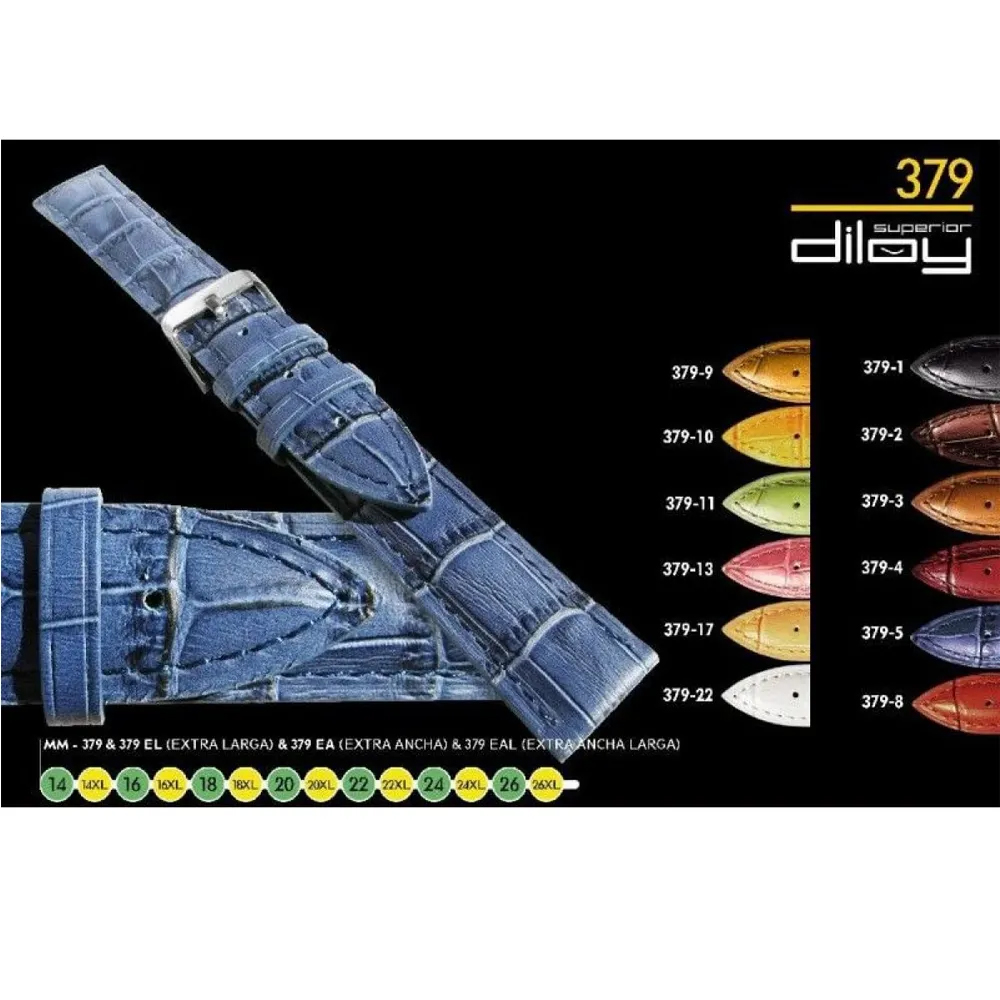 Кожена каишка Diloy CP379EAL 