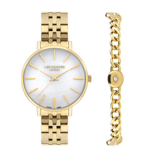 Комплект дамски часовник и гривна Lee Cooper LC07857.120