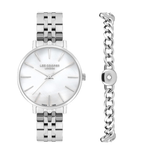 Комплект дамски часовник и гривна Lee Cooper LC07857.320