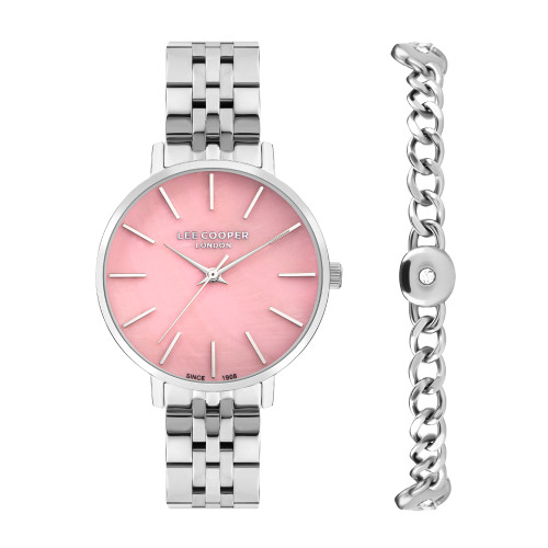 Комплект дамски часовник и гривна Lee Cooper LC07857.380