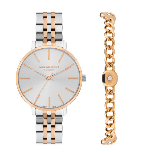 Комплект дамски часовник и гривна Lee Cooper LC07857.530