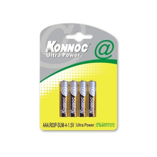 Батерия KONNOC AAA/R03 1.5V