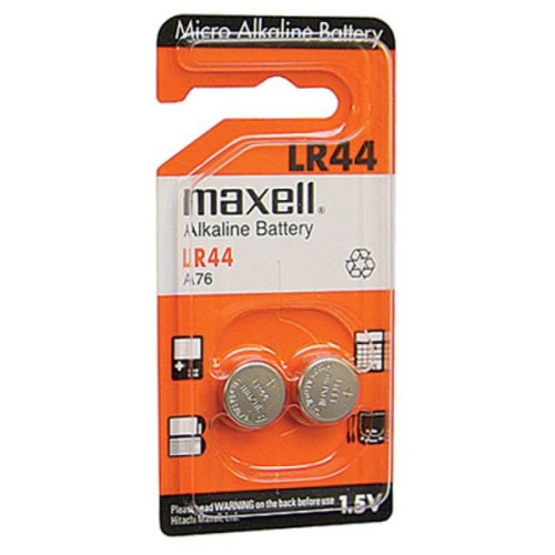 Алкална батерия MAXELL LR44 A76 1.5V блистер по 2