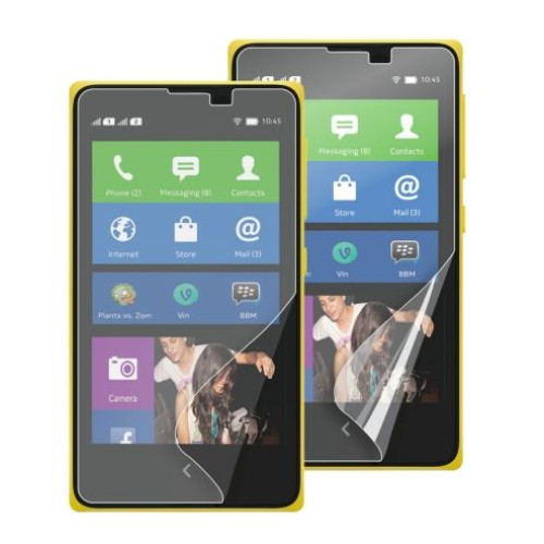 Комплект от два протектора MUVIT - лъскав и матов за Nokia X / X+ MUSCP0551