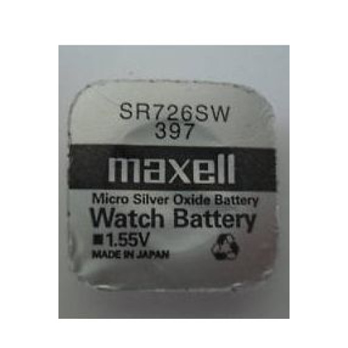Сребърна батерия MAXELL 397 SR726SW