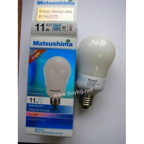Енергоспестяваща лампа B11W-E27D - Бяла светлина
