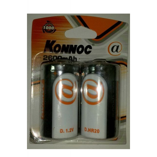 Акумулаторна батерия KONNOC D/R20 - 2600mAh