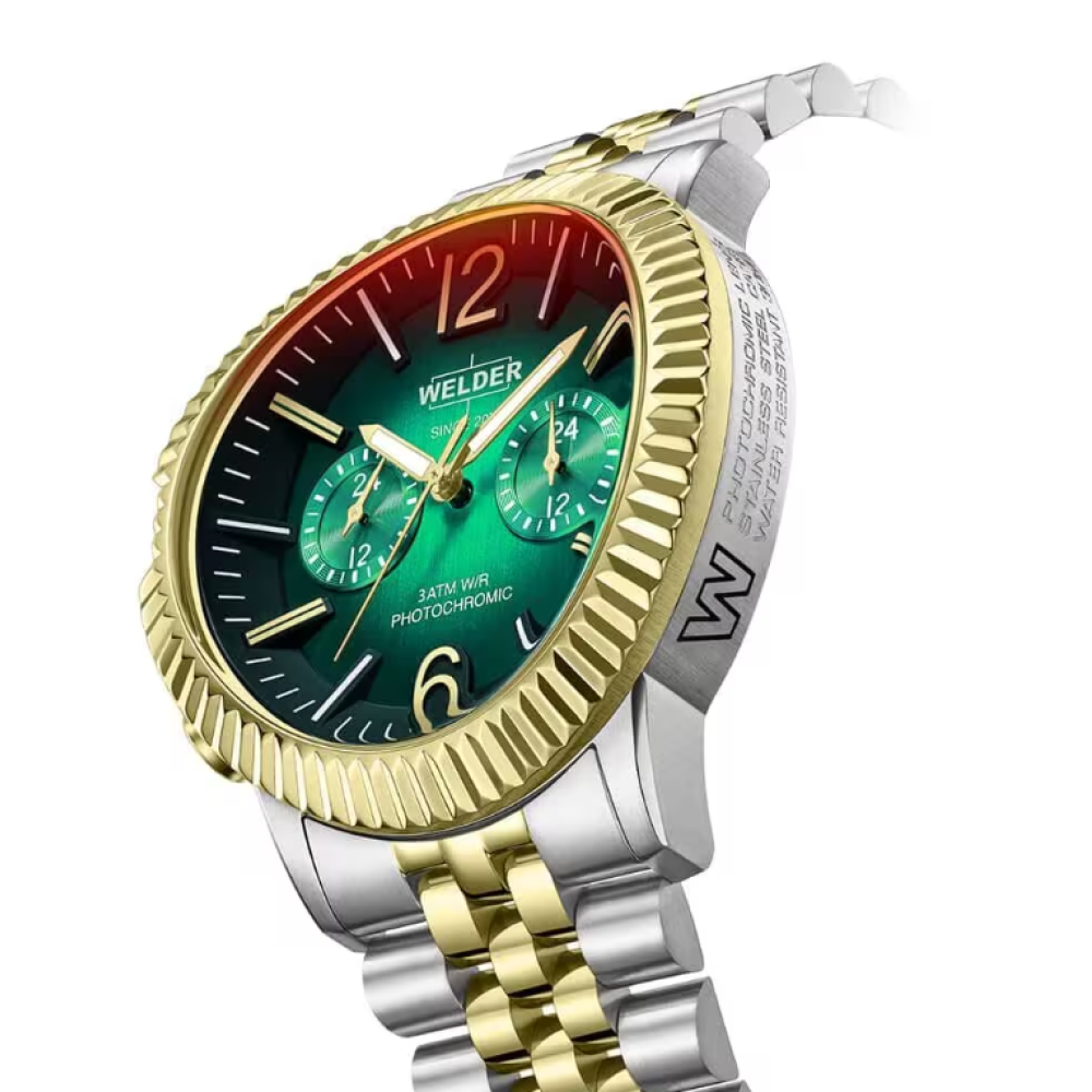 Часовник WELDER Edge WWMD5002 злато и стомана 43 мм