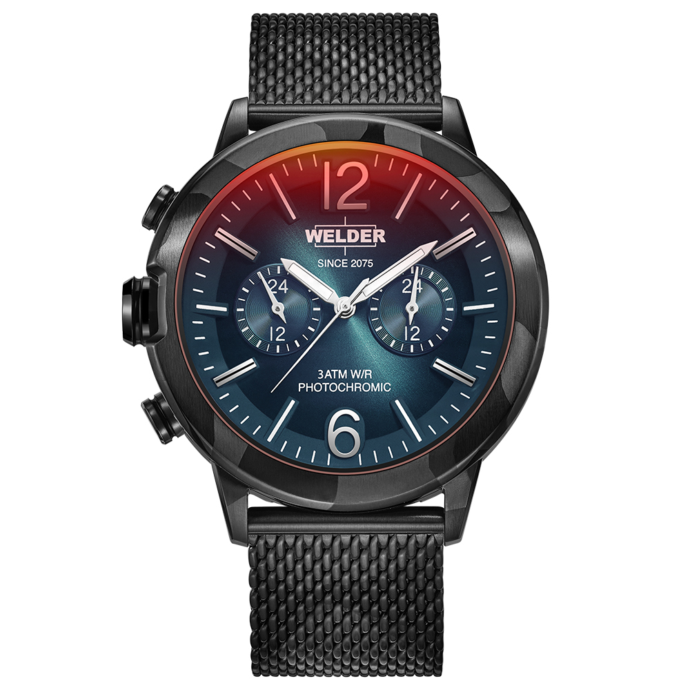 Часовник WELDER Edge WWMD1019 черен фотохромен Seiko VD32