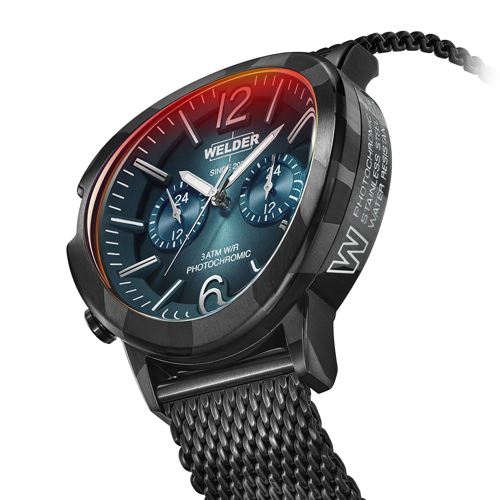 Часовник WELDER Edge WWMD1019 черен фотохромен Seiko VD32