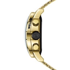 Часовник WELDER Edge WWMD1005 златен фотохромен dual time