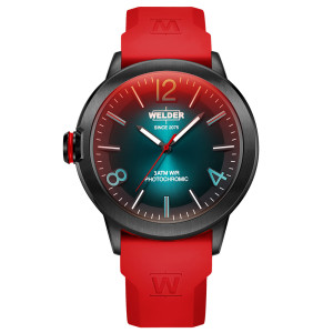 Часовник WELDER Edge WMD2009 черен червен Seiko VD32