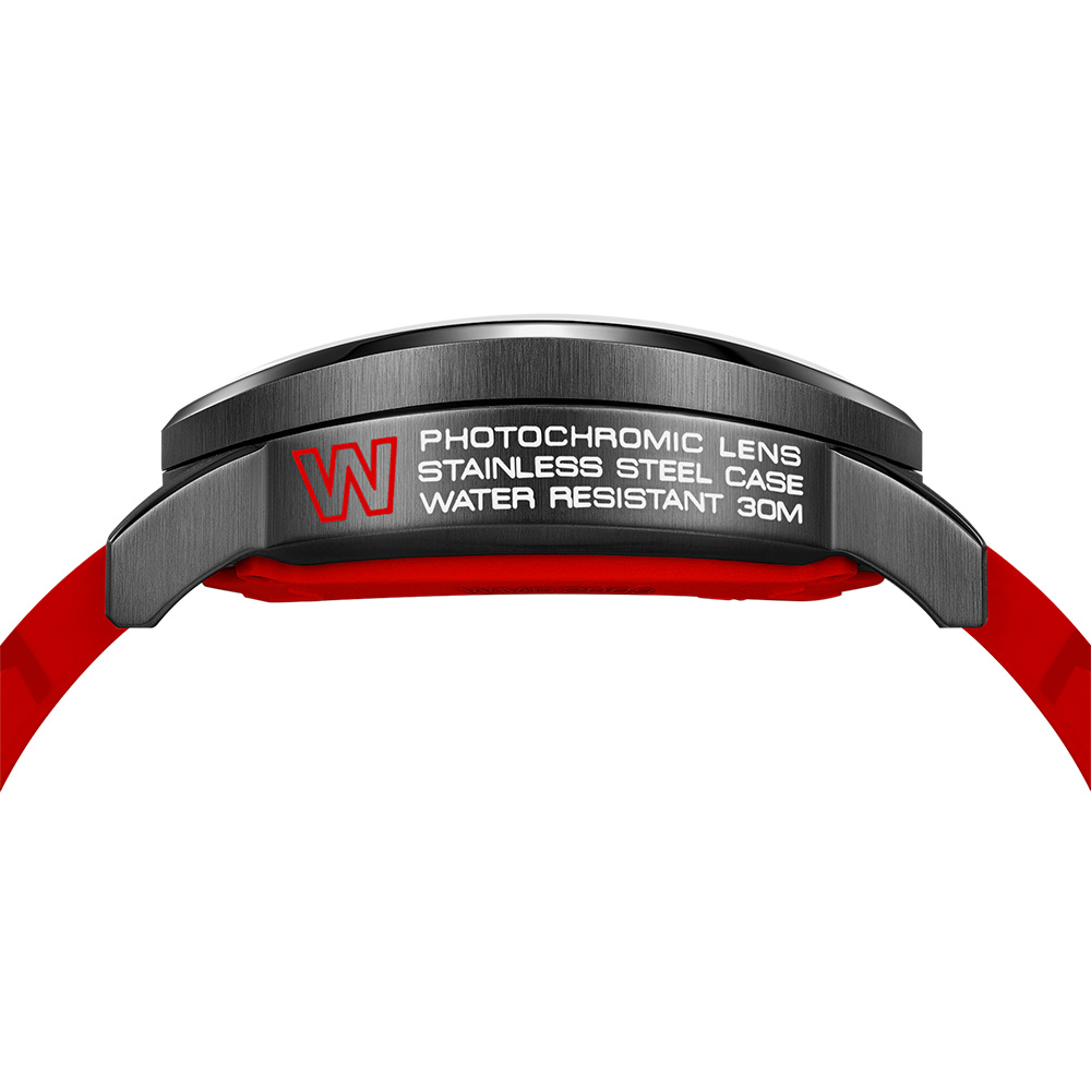 Часовник WELDER Edge WMD2009 черен червен Seiko VD32