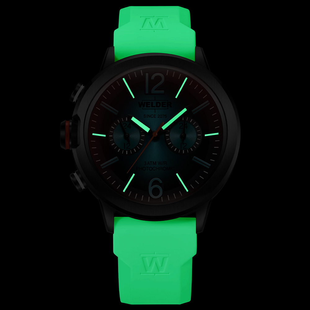 Часовник WELDER Edge WWMD1006 gun бял фотохромен Seiko