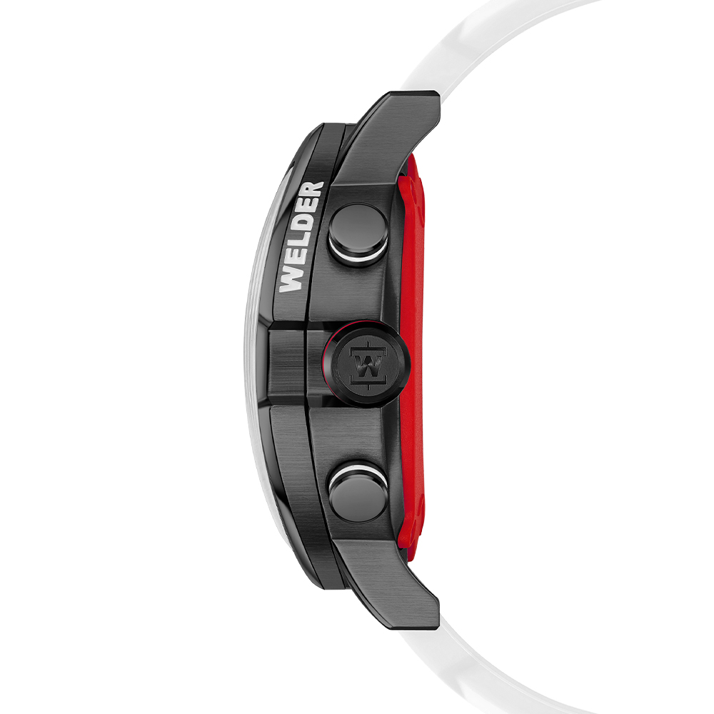 Часовник WELDER Edge WWMD1006 gun бял фотохромен Seiko