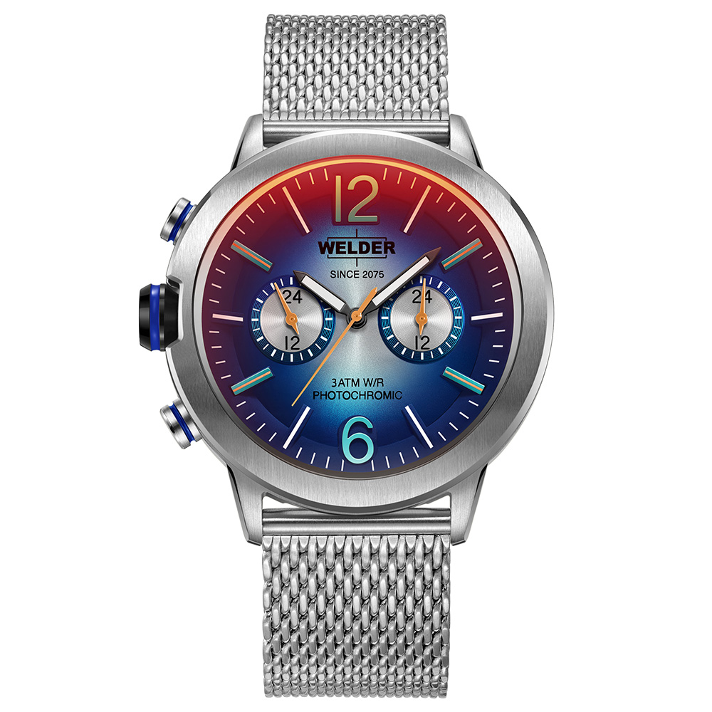 Часовник WELDER Edge WWMD1001 стоманен фотохромен Seiko VD32