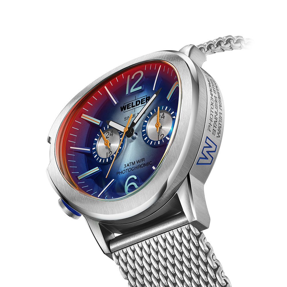 Часовник WELDER Edge WWMD1001 стоманен фотохромен Seiko VD32