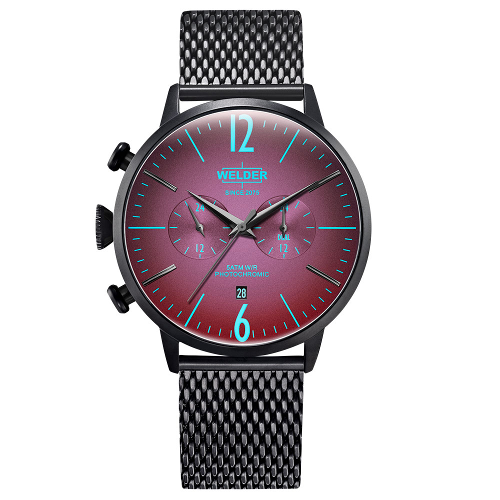 Welder Moody WWRC422 – Мъжки черен часовник с фотохроматично стъкло | ClassicWatches.bg