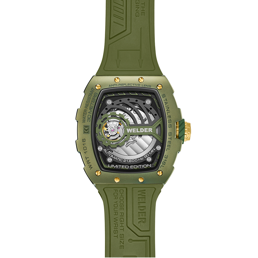 Часовник WELDER Dragon Limited 500 W75 WRT1016 автоматичен Seiko NH70