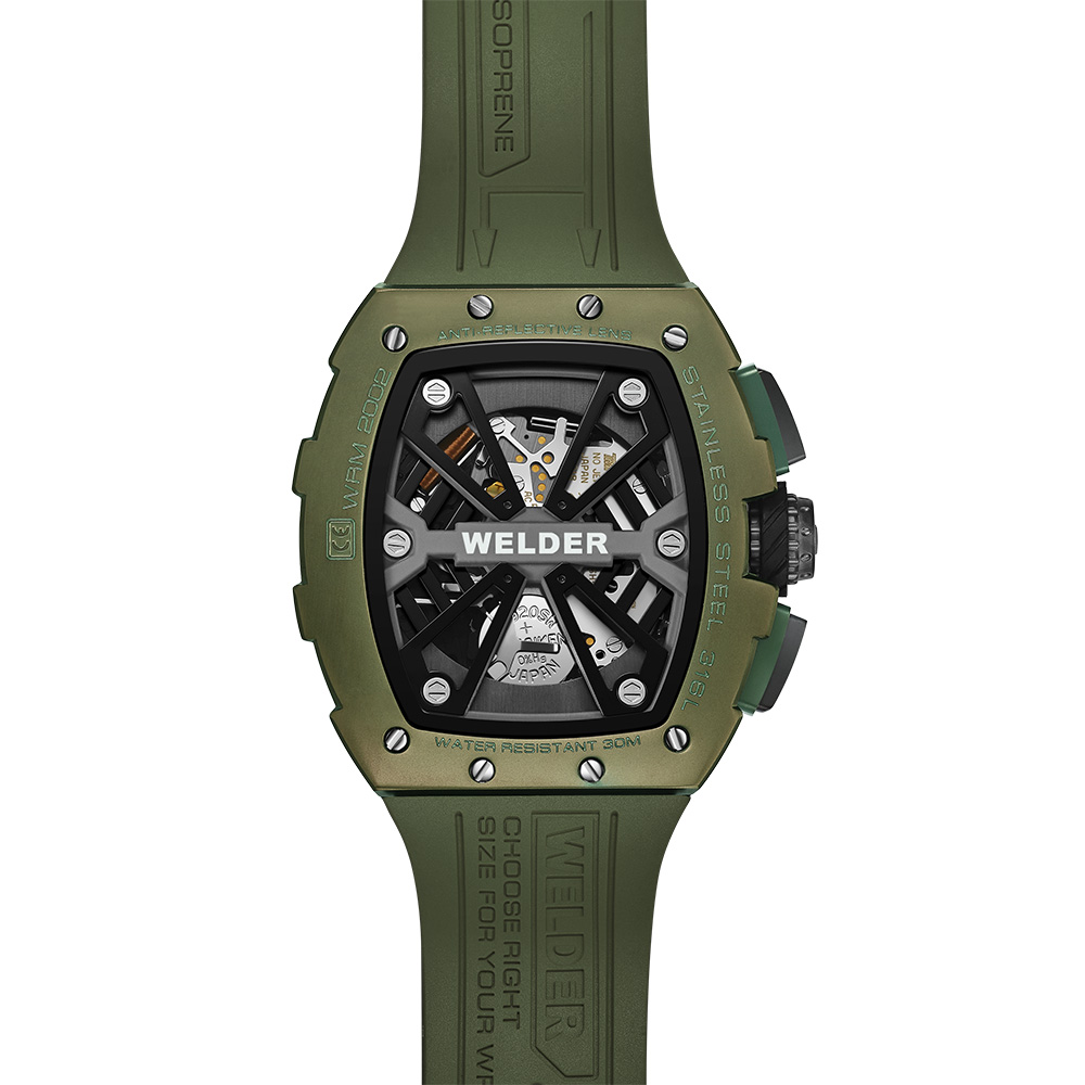 Часовник WELDER W75 WRM2002 Seiko VD31 двойно време