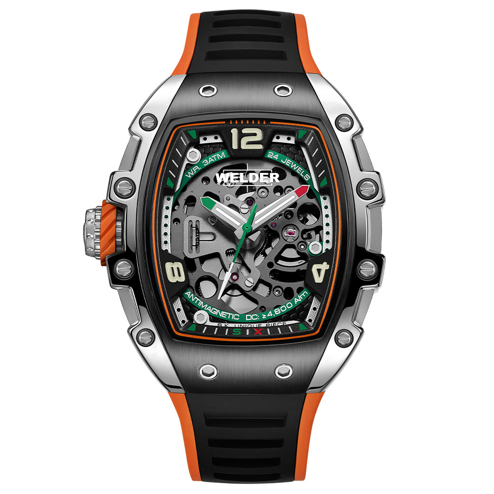 Часовник WELDER W75 WRT1002 автоматичен скелетон Seiko NH70
