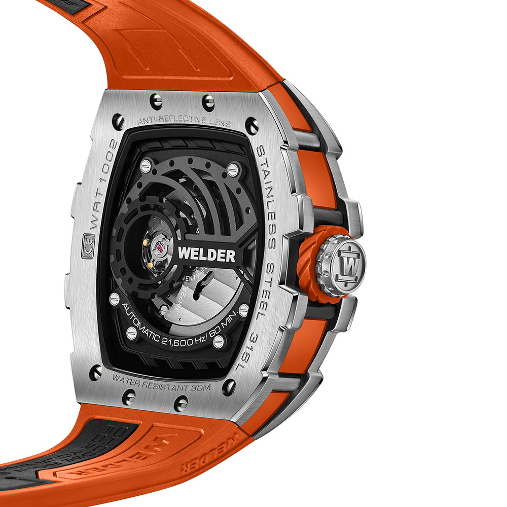 Часовник WELDER W75 WRT1002 автоматичен скелетон Seiko NH70