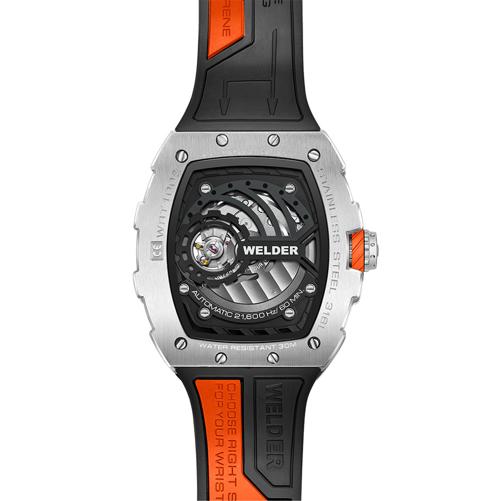 Часовник WELDER W75 WRT1003 автоматичен скелетон Seiko NH70