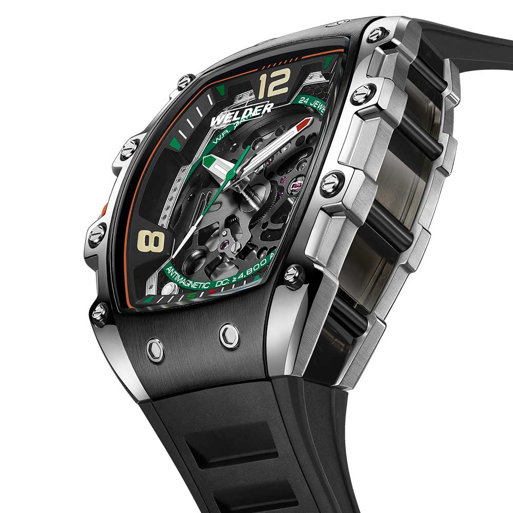 Часовник WELDER W75 WRT1003 автоматичен скелетон Seiko NH70