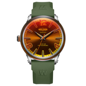 Часовник WELDER Moody WRN3001 – Унисекс модел със зелена каишка и стоманен корпус | ClassicWatches.bg