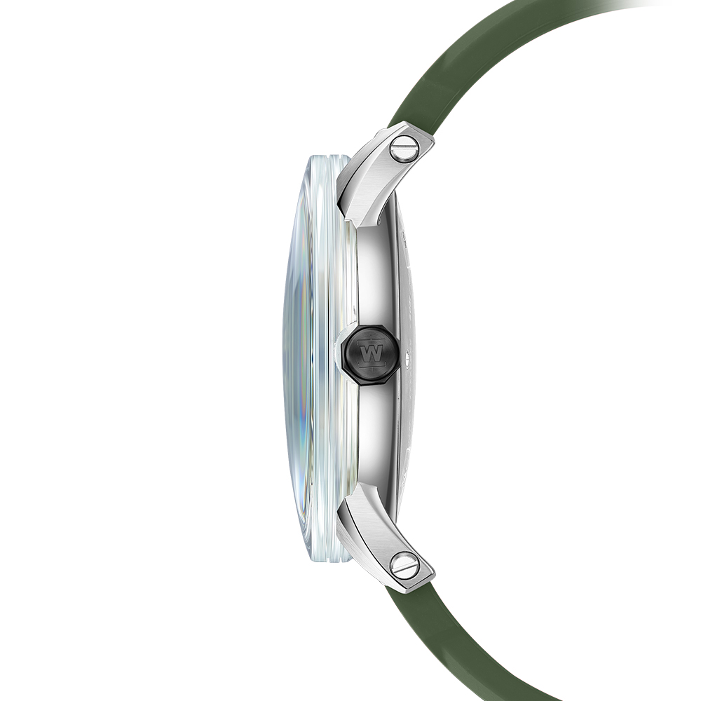 Часовник WELDER Moody WRN3001 – Унисекс модел със зелена каишка и стоманен корпус | ClassicWatches.bg