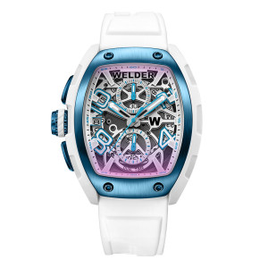 Часовник WELDER W75 WRM5003 бял фотохромен dual time
