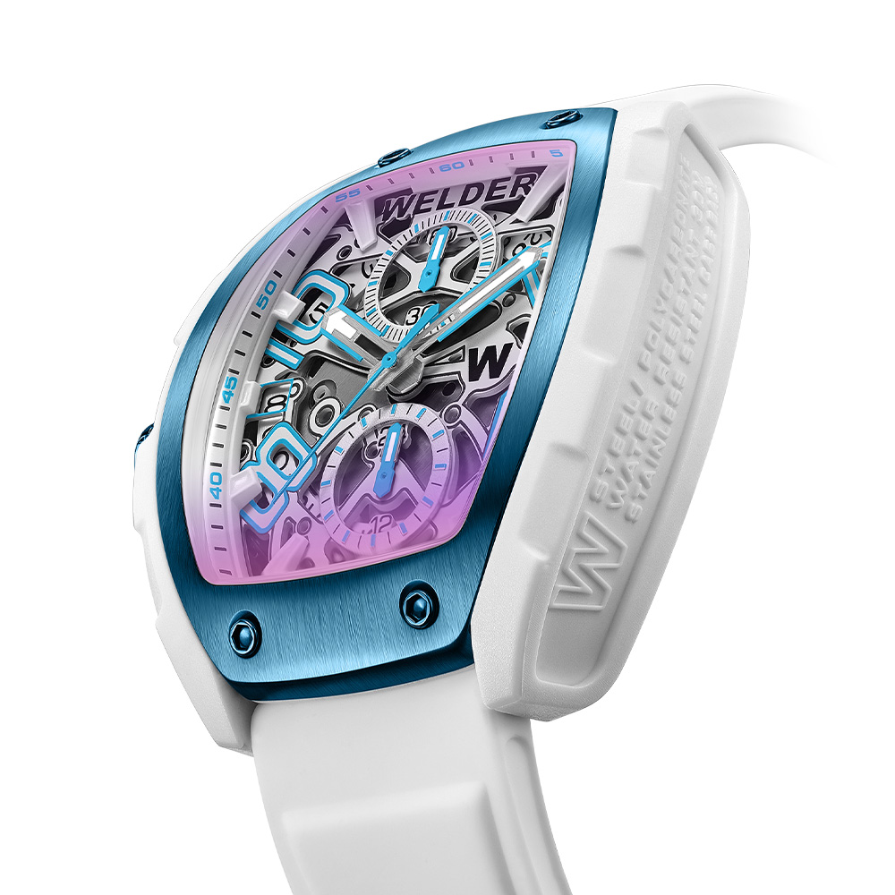 Часовник WELDER W75 WRM5003 бял фотохромен dual time